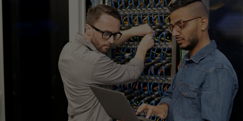 tech experts implementing sustainable it infrastructure best practices​